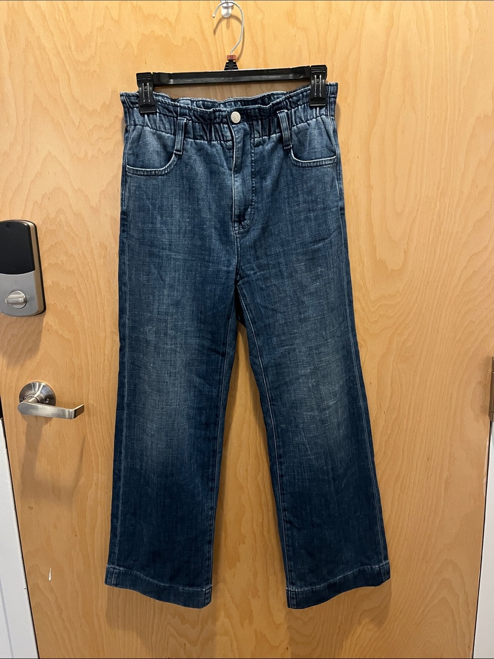 J. Crew Women's Dark Blue Wide Leg Jeans